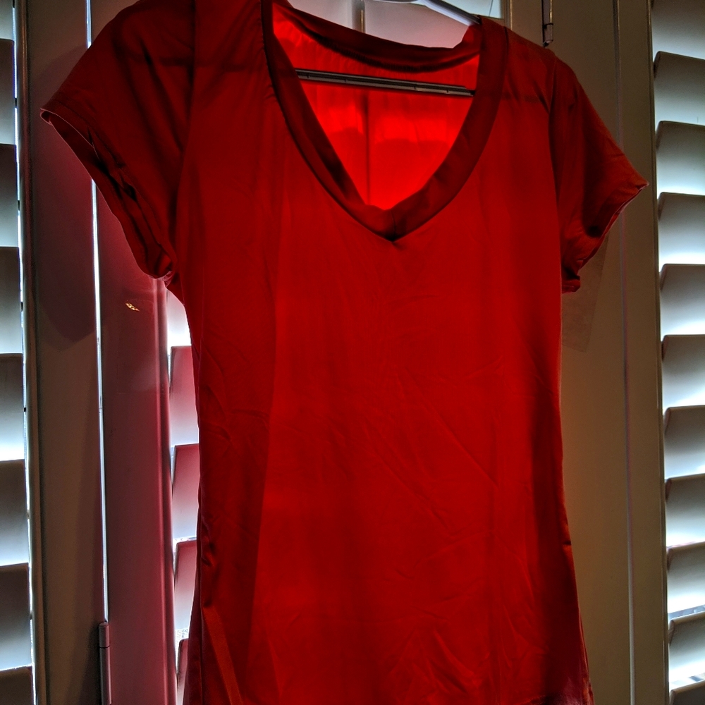 Orangy activewear blouse xlarge